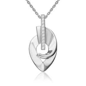 Подвеска из серебра с фианитами 03-3408-00-401-0200