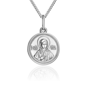 Иконка «Блаженная Ксения» из серебра 03-1808-00-000-0200