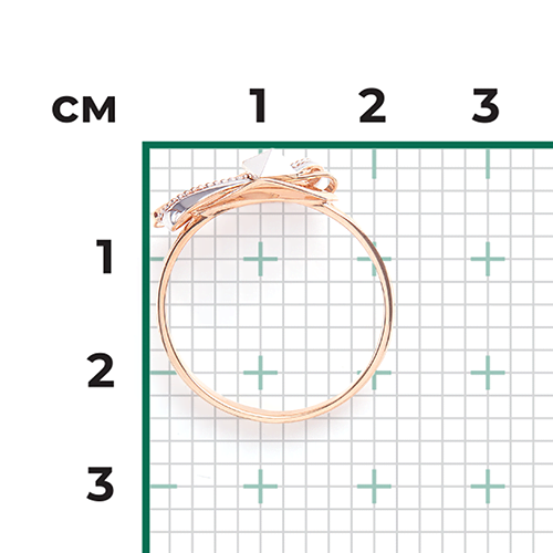 Кольцо из комбинированного золота 01-5129-00-000-1111-04