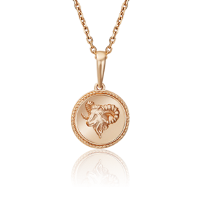 Подвеска «Знак зодиака Овен» из красного золота 03-3110-01-000-1110-66
