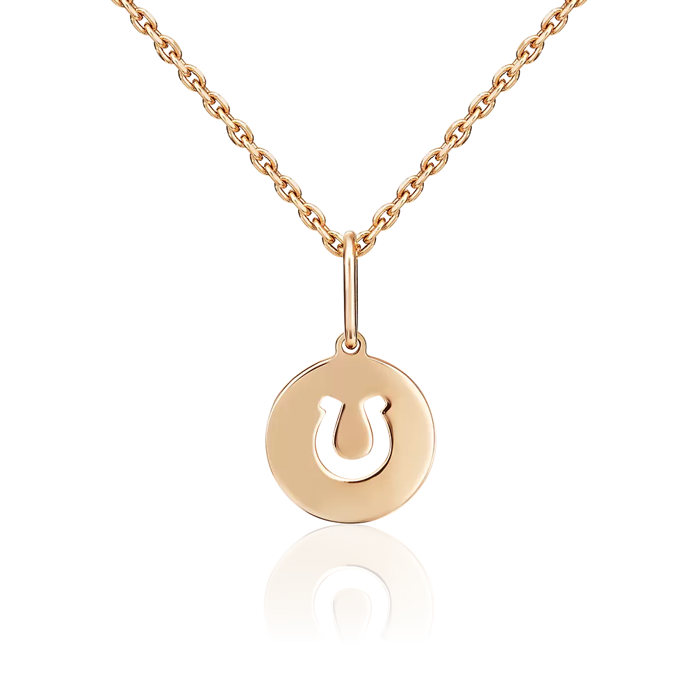 Подвеска «Подкова» из красного золота 03-3032-00-000-1110-01