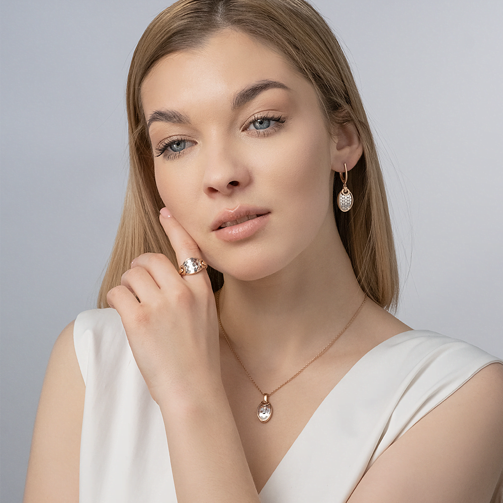 Подвеска из комбинированного золота 03-3476-01-000-1111