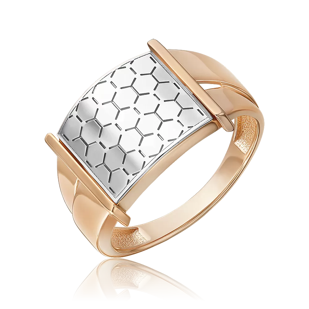 Кольцо из комбинированного золота 01-5766-01-000-1111