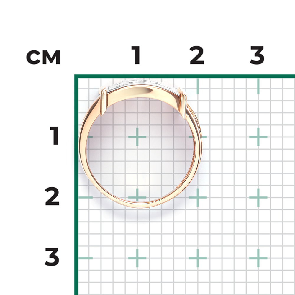 Кольцо из комбинированного золота 01-5766-01-000-1111