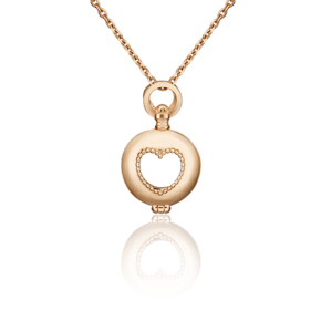 Подвеска «В одном часе любви целая жизнь» из красного золота 03-3122-00-000-1110-42