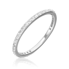 Кольцо из белого золота с фианитами 01-5297-00-401-1120-48