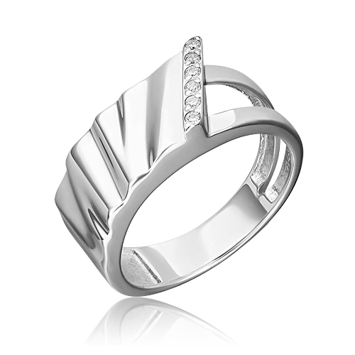 Кольцо из серебра с фианитами 01-5638-00-401-0200