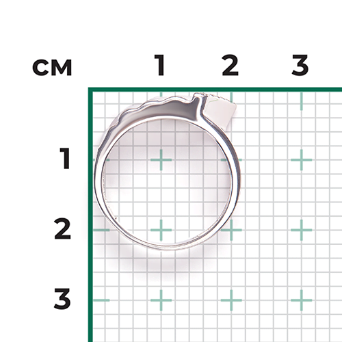 Кольцо из серебра с фианитами 01-5638-00-401-0200