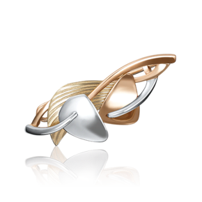 Брошь из комбинированного золота 04-0192-00-000-1113-48