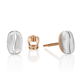 Серьги-пусеты из комбинированного золота 02-4916-00-000-1111