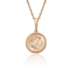 Подвеска «Знак зодиака Весы» из красного золота 03-3110-07-000-1110-66