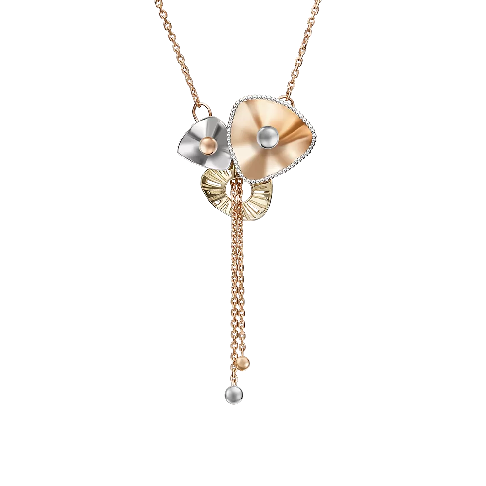 Колье из комбинированного золота 07-0199-00-000-1140-48