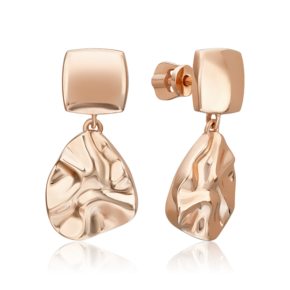 Серьги-пусеты «Шарм» из красного золота 02-5091-00-000-1110