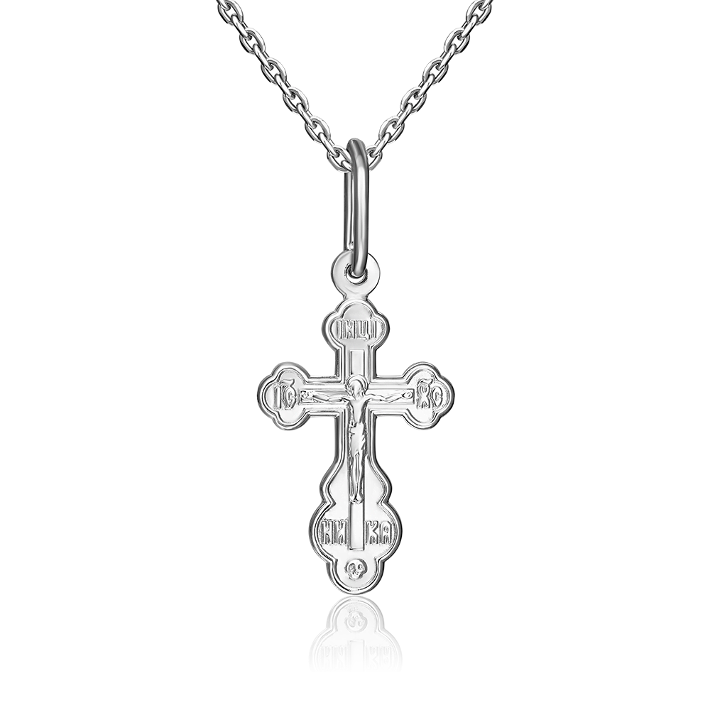 Православный крест из серебра 03-1727-00-000-0200