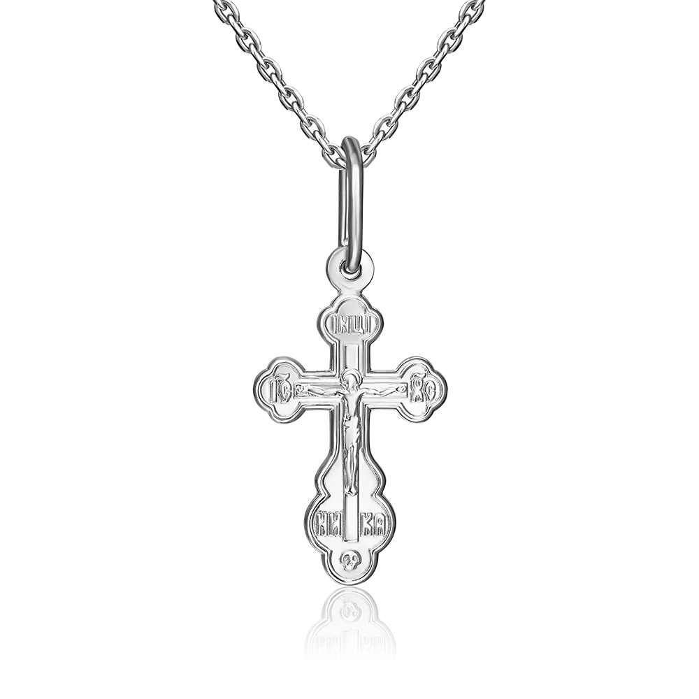 Православный крест из серебра 03-1727-00-000-0200