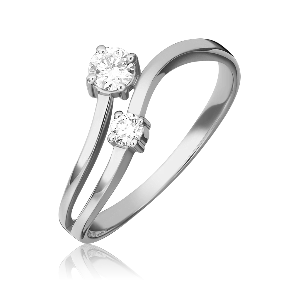 Кольцо из белого золота с бриллиантами 01-0649-00-101-1120-30