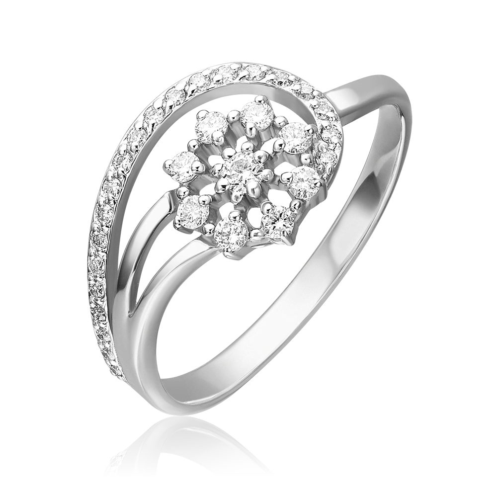 Кольцо из белого золота с бриллиантами 01-0653-00-101-1120-30