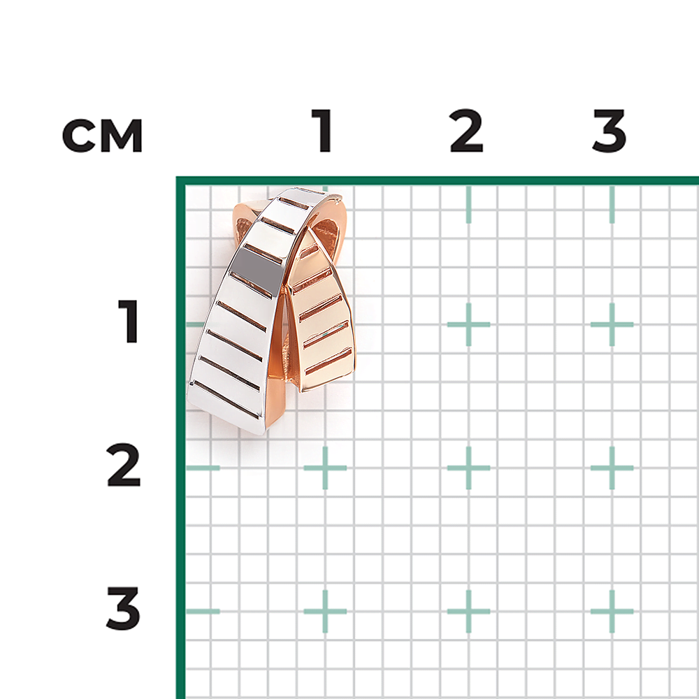 Подвеска из комбинированного золота 03-3546-00-000-1111