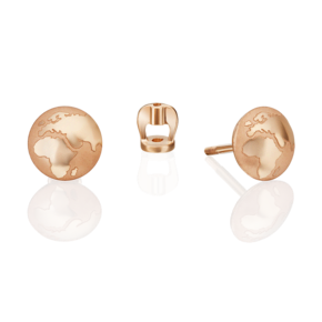 Серьги-пусеты «Постижение тайн» из красного золота 02-4886-00-000-1110