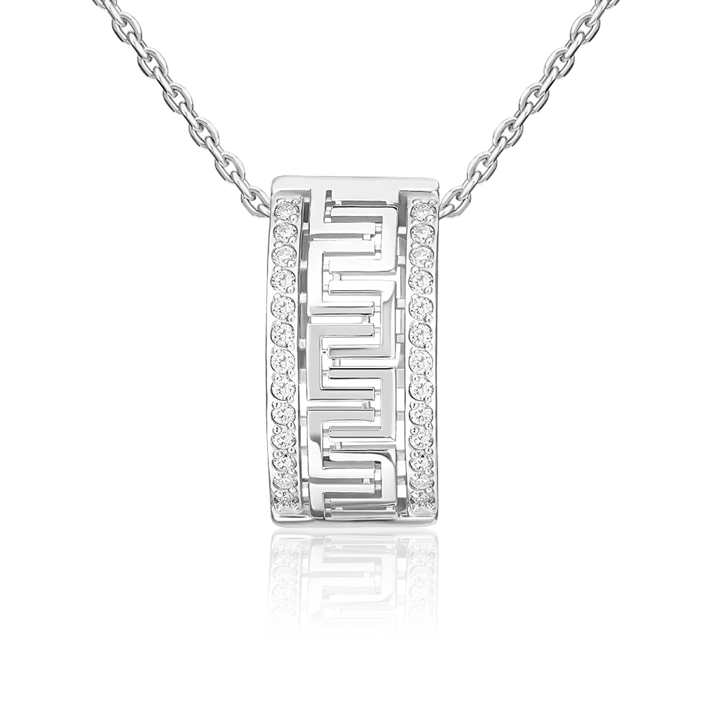 Подвеска из белого золота с бриллиантами 03-0745-00-101-1120-30