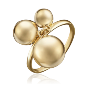 Кольцо из лимонного золота 01-4837-00-000-1130-01