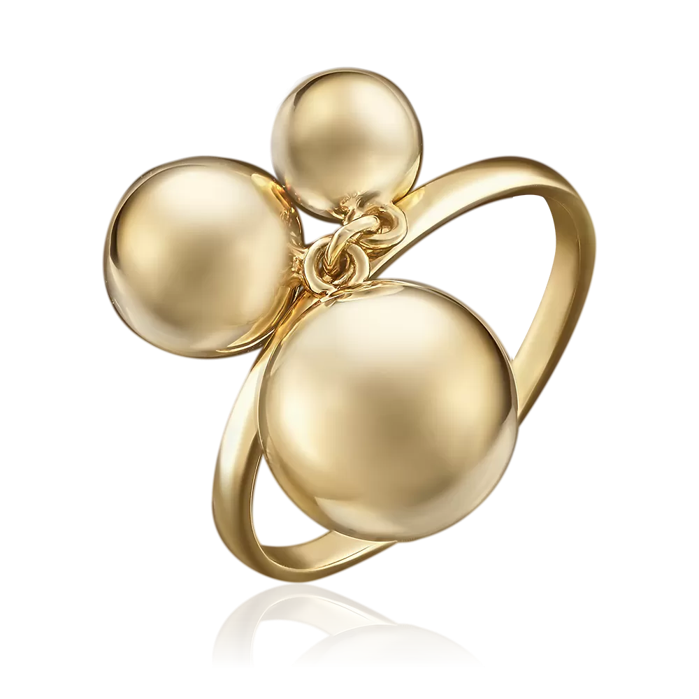 Кольцо из лимонного золота 01-4837-00-000-1130-01