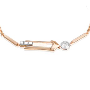 Браслет из комбинированного золота с натуральным топазом white 05-0754-00-201-1111