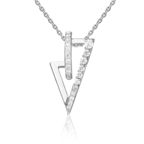 Подвеска из серебра с фианитами 03-3428-00-401-0200