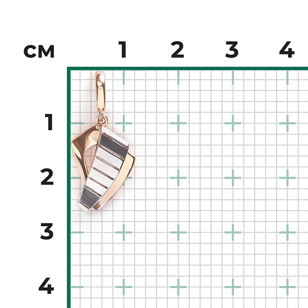 Подвеска из комбинированного золота 03-3539-00-000-1111