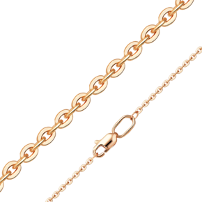 Цепь из красного золота (плетение «Якорное бриллиантовое») 21-1603-040-1110-17