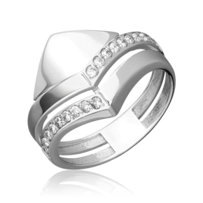 Кольцо из серебра с фианитами 01-5632-00-401-0200