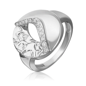 Кольцо из серебра с фианитами 01-5650-00-401-0200