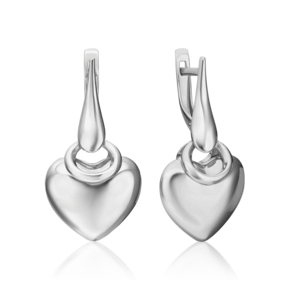 Серьги «Эмоция» с английским замком из серебра 02-4932-00-000-0200