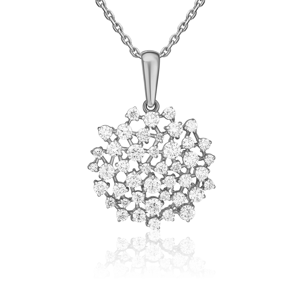 Подвеска из серебра с фианитами 03-0403-00-401-0200