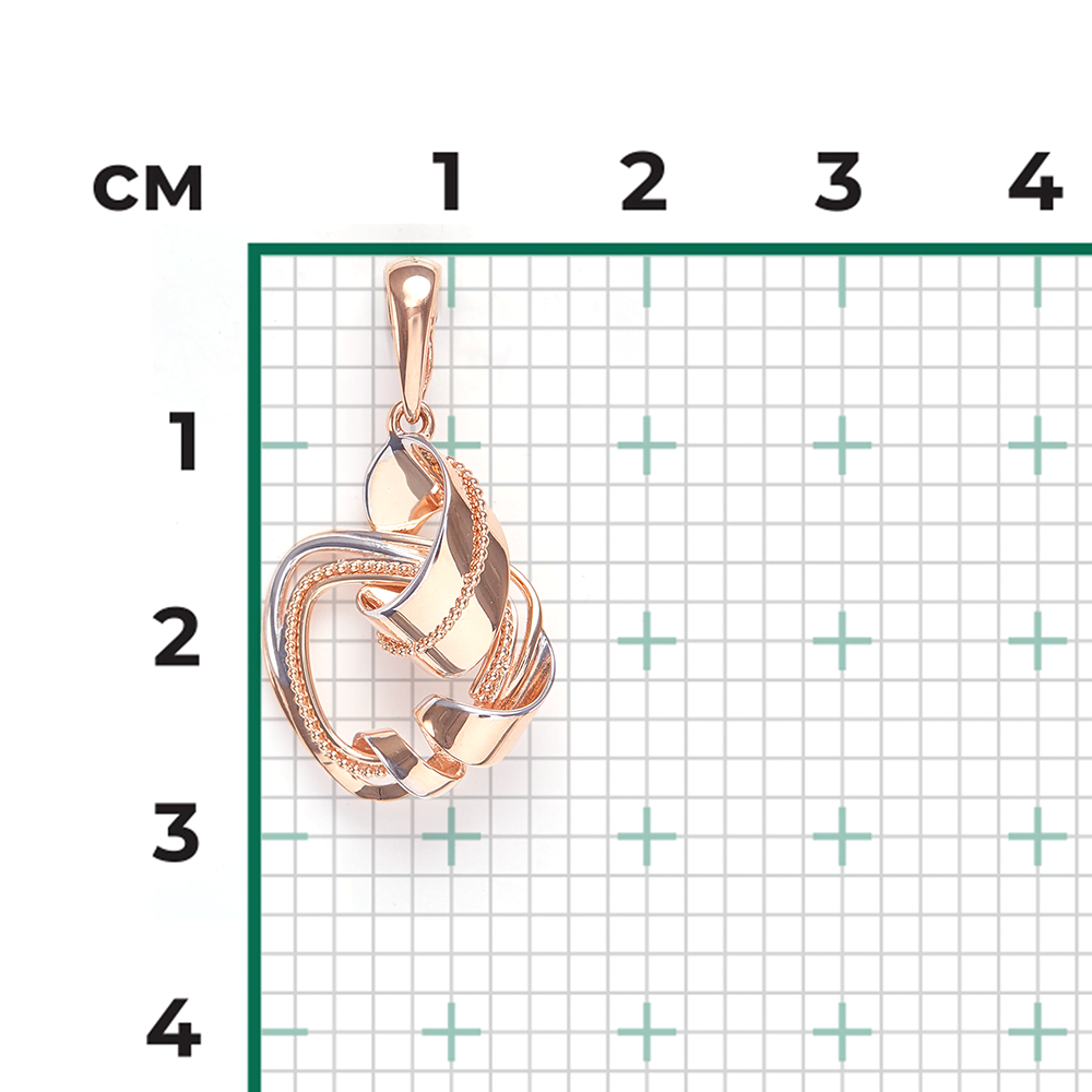 Подвеска из красного золота 03-2927-00-000-1110-64