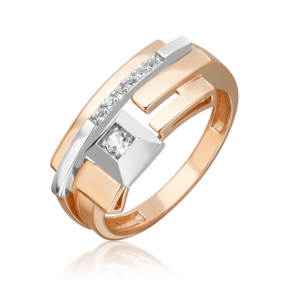 Кольцо из комбинированного золота с натуральными топазами white 01-5621-00-201-1111