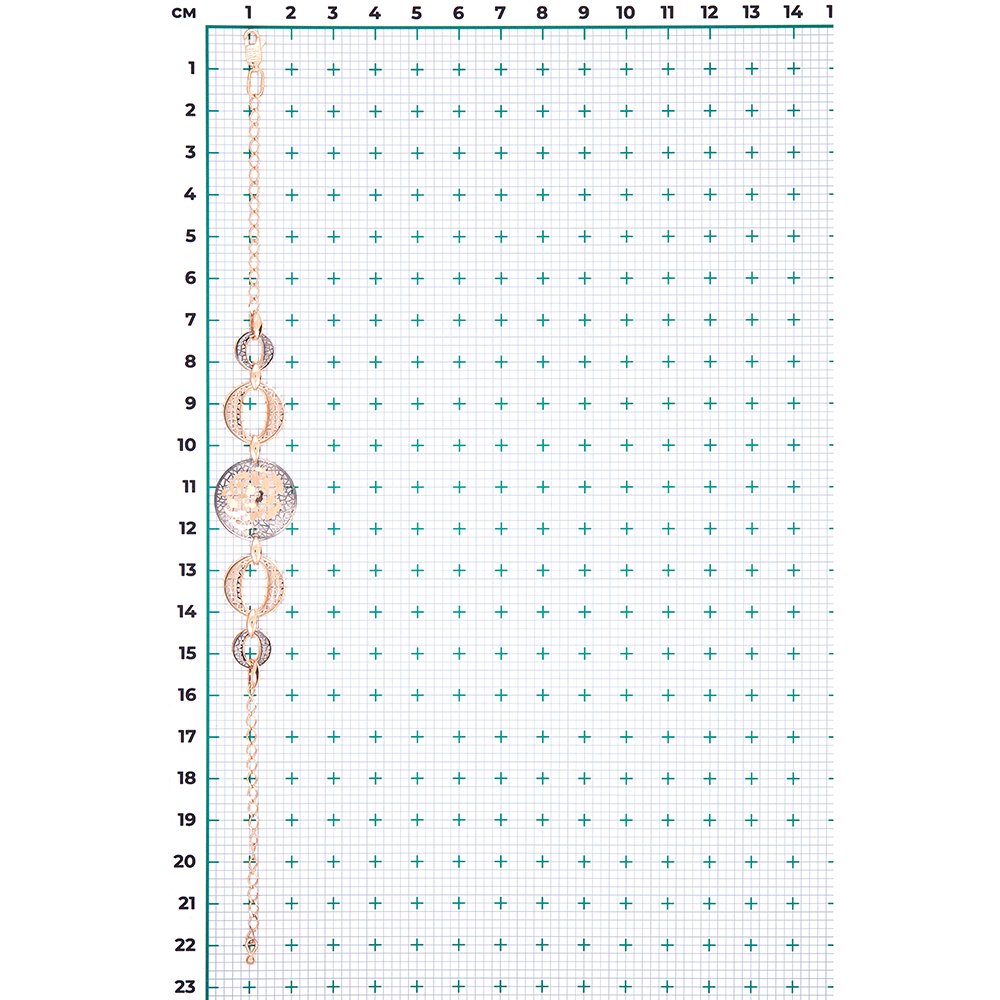 Браслет из красного золота 05-0539-00-000-1110-48