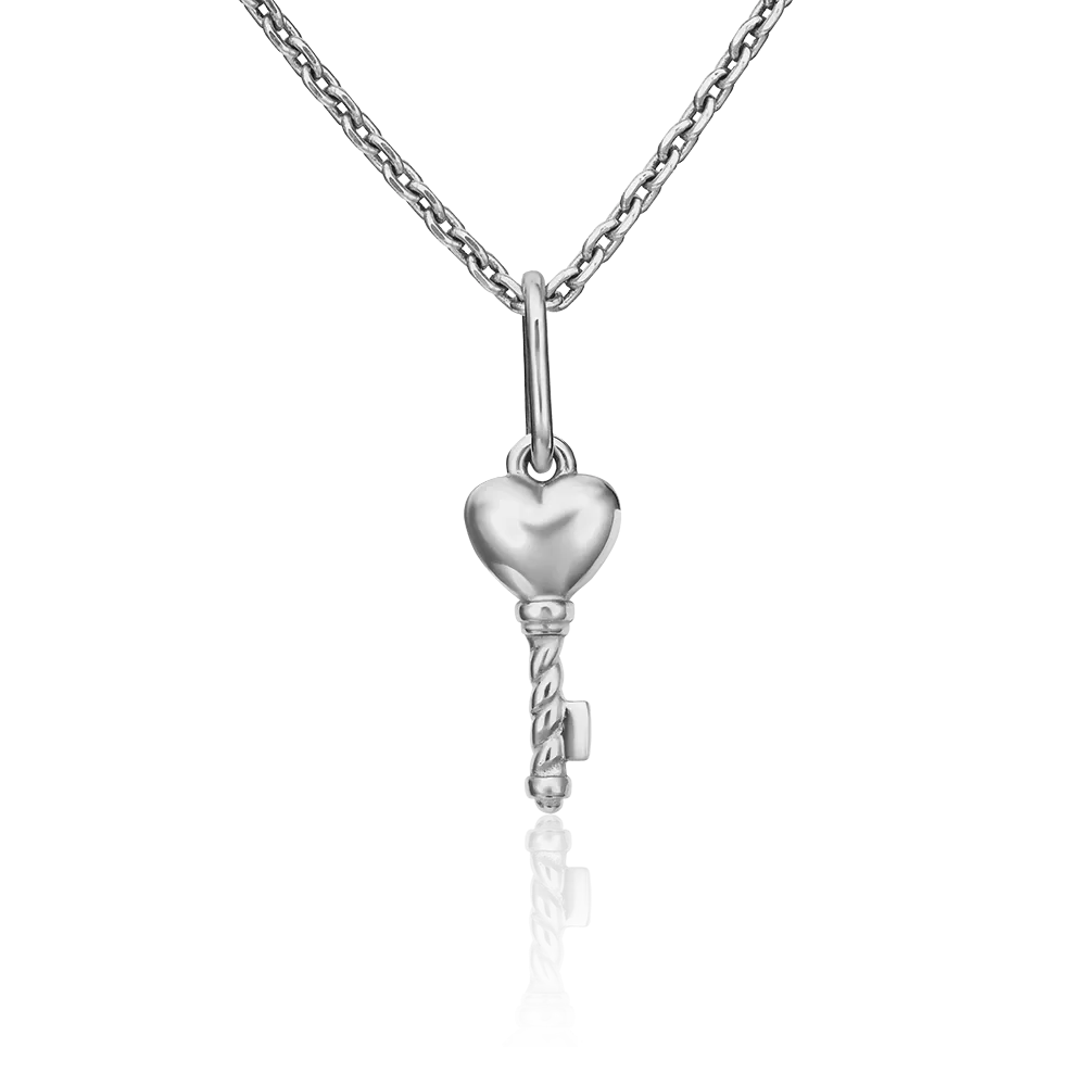 Подвеска «Ключ» из белого золота 03-3038-00-000-1120-42