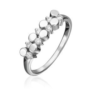 Кольцо из белого золота с бриллиантами 01-0256-00-101-1120-30