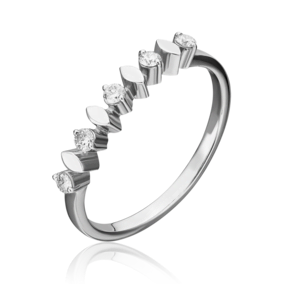 Кольцо из белого золота с бриллиантами 01-0288-00-101-1120-30