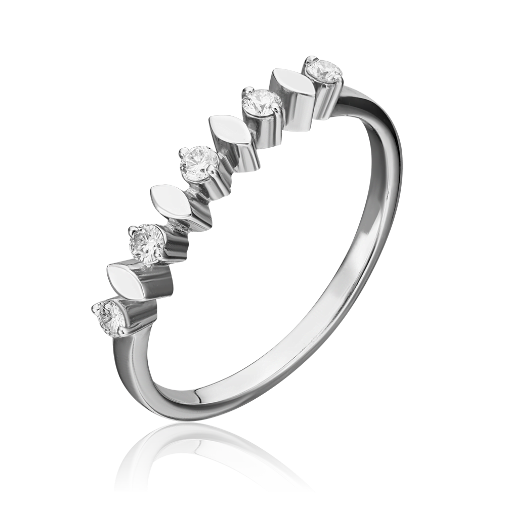 Кольцо из белого золота с бриллиантами 01-0288-00-101-1120-30