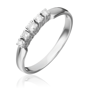 Кольцо из белого золота с бриллиантами 01-0290-00-101-1120-30