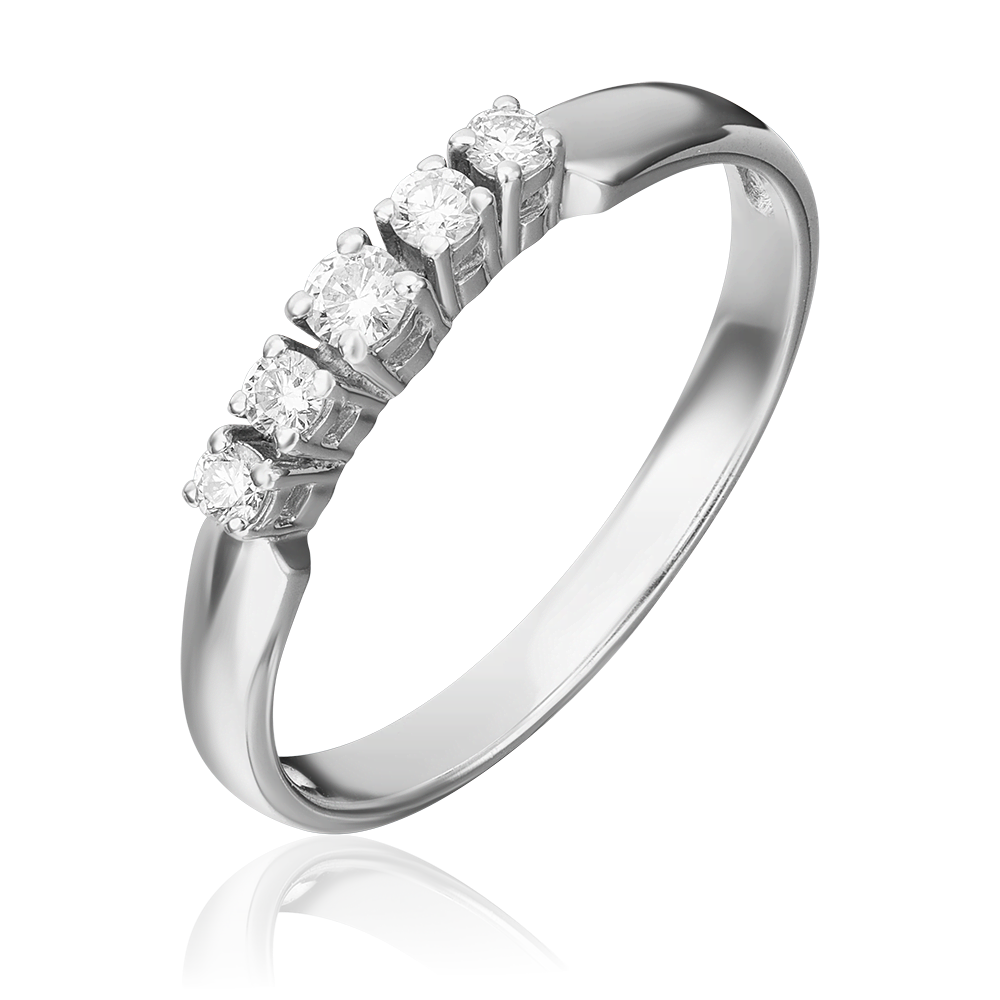 Кольцо из белого золота с бриллиантами 01-0290-00-101-1120-30