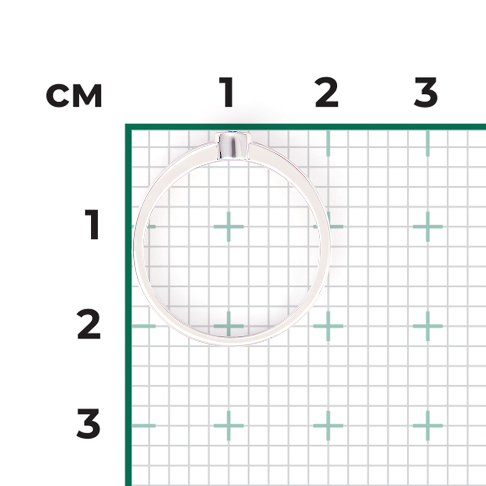 Кольцо из белого золота с бриллиантом 01-0304-00-101-1120-30