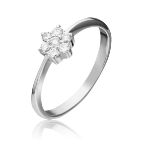 Кольцо из белого золота с бриллиантами 01-0314-00-101-1120-30