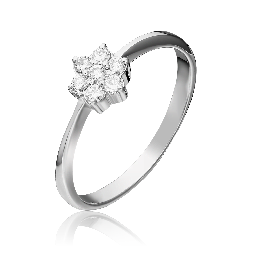 Кольцо из белого золота с бриллиантами 01-0314-00-101-1120-30