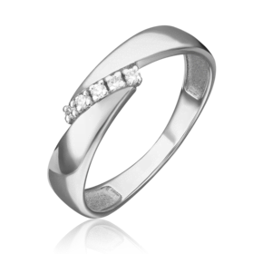 Кольцо из белого золота с бриллиантами 01-0356-00-101-1120-30