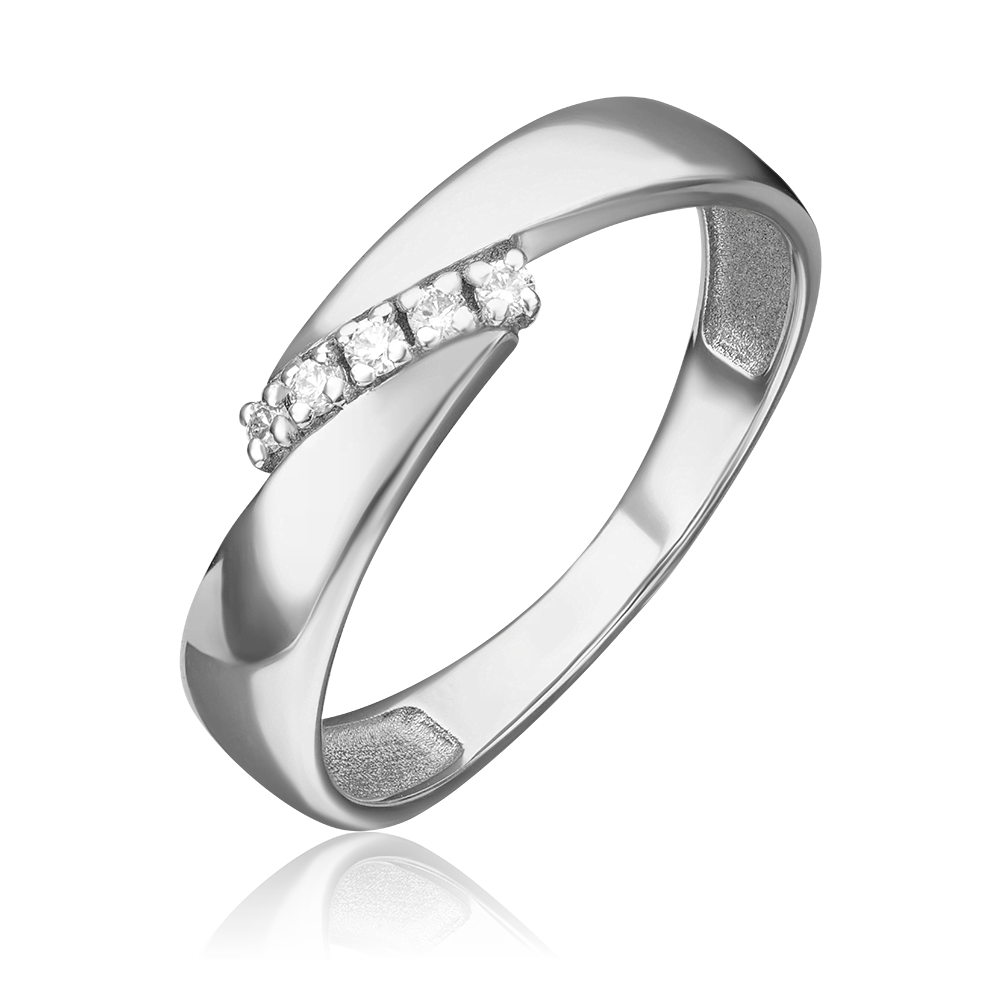 Кольцо из белого золота с бриллиантами 01-0356-00-101-1120-30