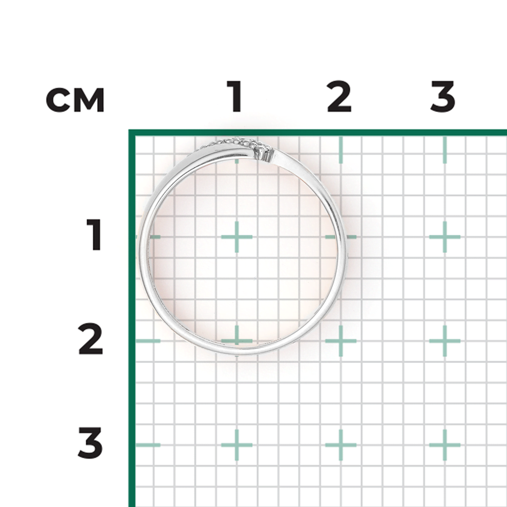 Кольцо из белого золота с бриллиантами 01-0356-00-101-1120-30
