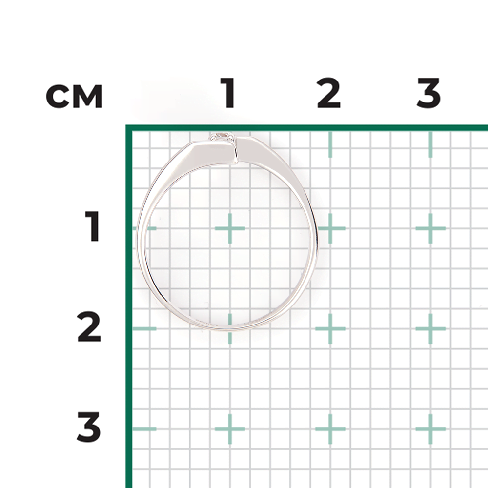 Кольцо из белого золота с бриллиантом 01-0364-00-101-1120-30